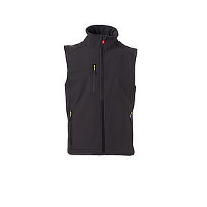 Pánská softshellová vesta PAYPER CREEK VEST L.I.T., antracitová, velikost L
