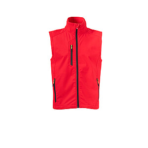 Pánská softshellová vesta PAYPER CREEK VEST L.I.T., červená, velikost L