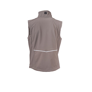 Pánská softshellová vesta PAYPER CREEK VEST L.I.T., kouřová, velikost L