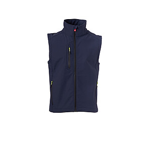 Pánská softshellová vesta PAYPER CREEK VEST L.I.T., námořní modrá, velikost XXS