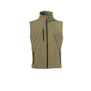 Pánská softshellová vesta PAYPER CREEK VEST L.I.T., vojenksá zelená, velikost L