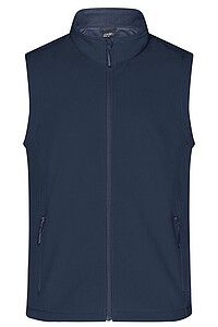 Pánská vesta James & Nicholson Promo softshell, námořní modrá, velikost XXL