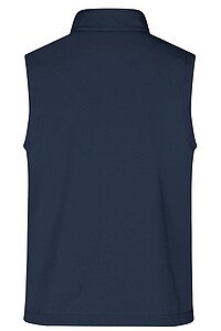 Pánská vesta James & Nicholson Promo softshell, námořní modrá, velikost XXL