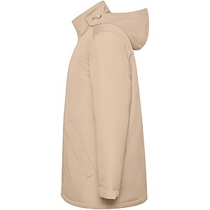 Pánská zateplená softshellová parka Roly Notus, velikost XL, světle hnědá