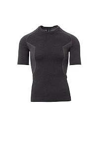 Pánské funkční tričko PAYPER THERMO PRO 160 SS, černý melír, L/XL - trička s potiskem