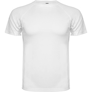 Pánské funkční tričko s krátkým rukávem, ROLY MONTECARLO, bílá, vel. S - trička s potiskem