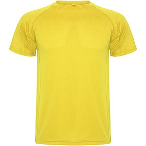 Pánské funkční tričko s krátkým rukávem, ROLY MONTECARLO, žlutá, vel. M - sportovní trička s vlastním potiskem