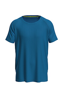 Pánské funkční tričko STEDMAN MESH RAGLAN, královská modrá, velikost M