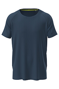 Pánské funkční tričko STEDMAN MESH RAGLAN, námořní modrá, velikost S