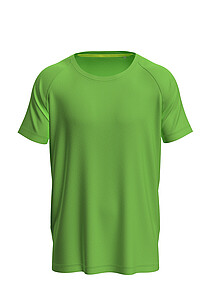 Pánské funkční tričko STEDMAN MESH RAGLAN, světle zelená, velikost M