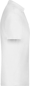 Pánské piqué polo James & Nicholson, bílá, 5XL