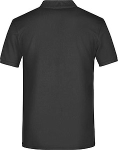 Pánské piqué polo James & Nicholson, černá, XL