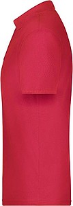 Pánské piqué polo James & Nicholson, červená, XL