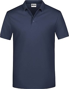 Pánské piqué polo James & Nicholson, námořní modrá, M