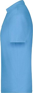 Pánské piqué polo James & Nicholson, světle modrá, 4XL