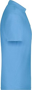 Pánské piqué polo James & Nicholson, světle modrá, 4XL