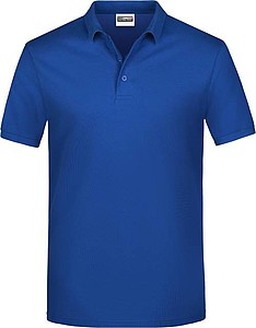 Pánské piqué polo James & Nicholson, tmavě královská modrá, L