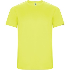 Pánské sportovní tričko s krátkým rukávem, ROLY IMOLA, fluorescenční žlutá, vel. M - sportovní trička s vlastním potiskem