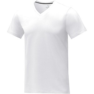 Pánské tričko Elevate SOMOTO, bílé, vel. XS - firemní trička s potiskem