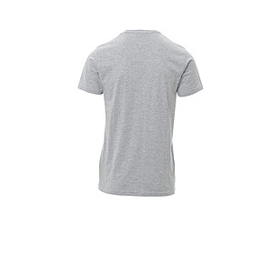Pánské tričko PAYPER PRINT MELANGE, vel. 4XL, světle šedý melír
