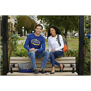 Pánské tričko s dlouhým rukávem Elevate PONOKA, modré, vel. M