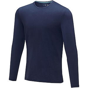 Pánské tričko s dlouhým rukávem Elevate PONOKA, námořně modré, vel. 3XL - trička s potiskem