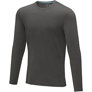 Pánské tričko s dlouhým rukávem Elevate PONOKA, tmavě šedé, vel. 3XL - trička s potiskem