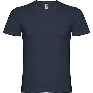 Pánské tričko s krátkým rukávem,výstřih do V, ROLY SAMOYEDO, navy, vel. M - firemní trička s potiskem
