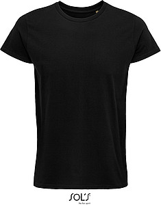 Pánské tričko SOLS CRUSADER MEN - ROUND-NECK FITTED JERSEY T-SHIRT, černá, 2XL