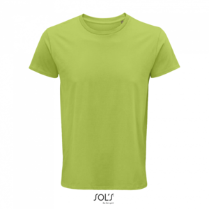 Pánské tričko SOLS CRUSADER MEN - ROUND-NECK FITTED JERSEY T-SHIRT, jasně zelená, 2XL