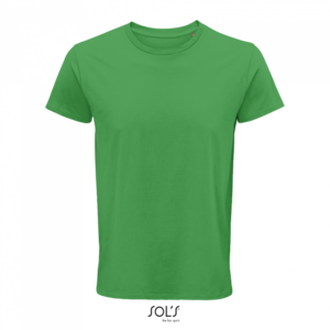 Pánské tričko SOLS CRUSADER MEN - ROUND-NECK FITTED JERSEY T-SHIRT, středně zelená, 3XL - ekologické reklamní předměty