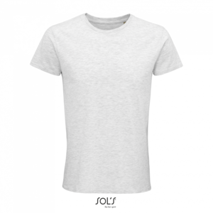 Pánské tričko SOLS CRUSADER MEN - ROUND-NECK FITTED JERSEY T-SHIRT, světle šedá, 2XL