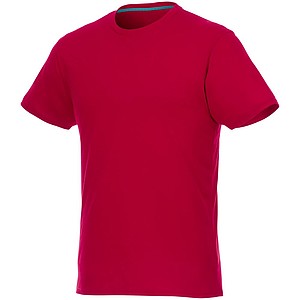 Pánské tričko z recyklovaného polyesteru, červené, vel. L - firemní trička s potiskem