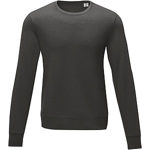 Pánský svetr s kruhovým výstřihem Elevate ZENON, tmavě šedý, vel. XS