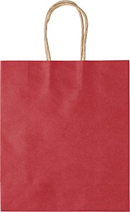 Papírová dárková taška, 18 x 8 x 21 cm, červená