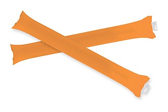Pár fandících nafukovacích palic, oranžové