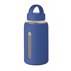 PARLA Láhev z borosilikátového skla 600 ml, královská modrá