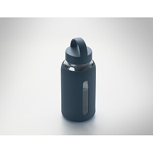 PARLA Láhev z borosilikátového skla 600 ml, námořní modrá