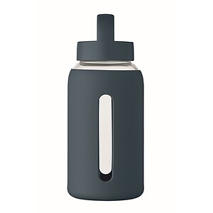PARLA Láhev z borosilikátového skla 600 ml, námořní modrá