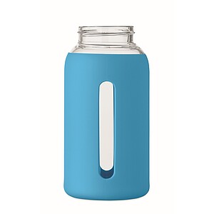 PARLA Láhev z borosilikátového skla 600 ml, tyrkysová