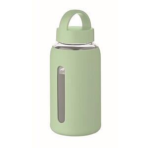 PARLA Láhev z borosilikátového skla 600 ml, zelená