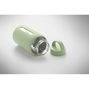PARLA Láhev z borosilikátového skla 600 ml, zelená