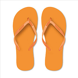 PE pláž papuče M, oranžová - reklamní předměty