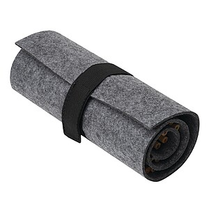 Penál s psacími potřebami, šedá