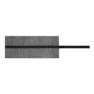 Penál s psacími potřebami, šedá