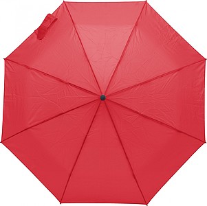 PERUSON Skládací automatický deštník, pr. 99cm, červený - reklamní deštníky