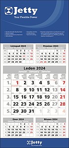 PĚTIMĚSÍČNÍ nástěnný kalendář 2026