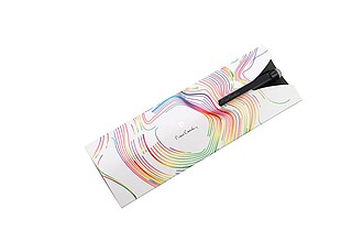 PIERRE CARDIN ALAIN Kuličkové gumovací pero, černá