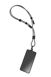 PIERRE CARDIN AUDREY Nabíjecí kabel s držákem na telefon, černá/bílá