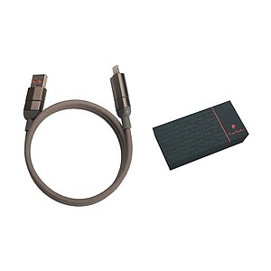 PIERRE CARDIN DONNES Magnetický nabíjecí kabel, šedá